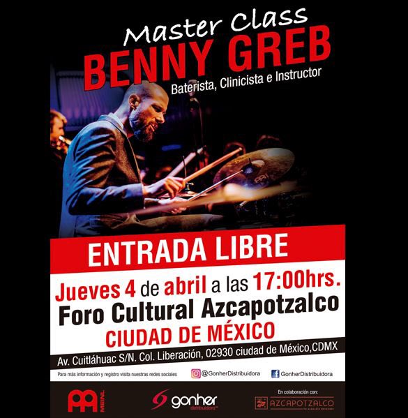 #meinlbennytour2019 today in mexico city <a href="/bennygreb/">Benny Greb</a> #drumclinic
