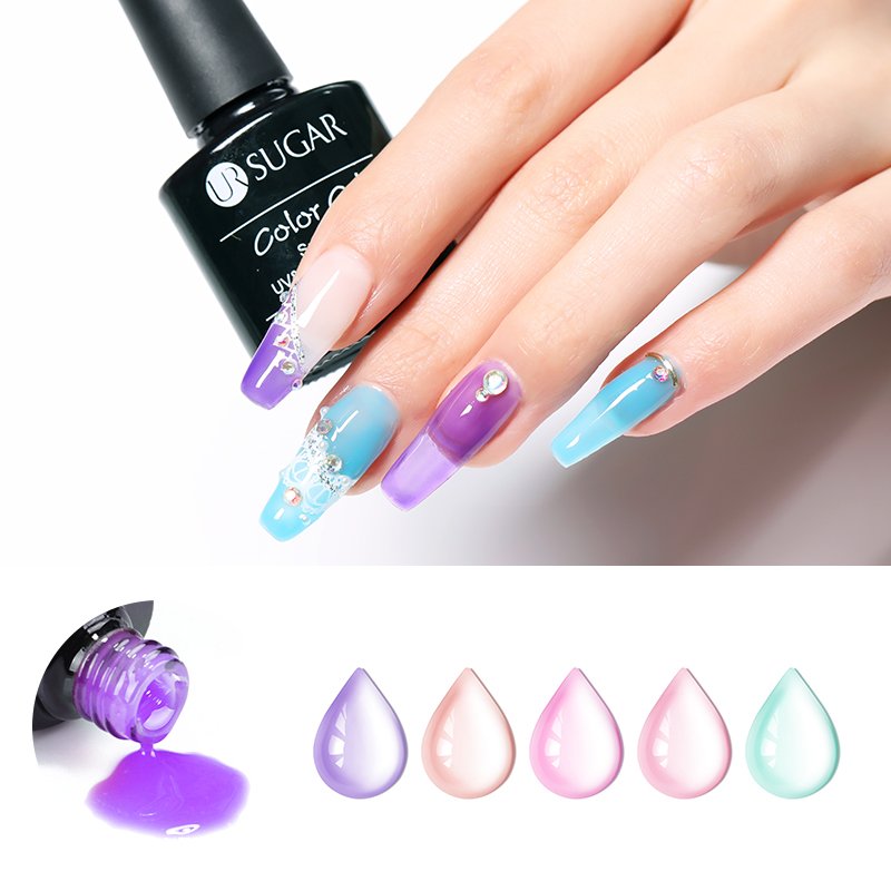 URSUGARSTORE's tweet photo. #URSUGAR crystal jelly gel nail polish gives you fresh and vivid spring feelings , do you love this light color performance matched with this Spring ? #jellynails #crystalnails #gelnails #springnails #bluenails #purplenails #ursugaramazon #ursugar_amazon #lightnails https://t.co/gQK3IJvoiq