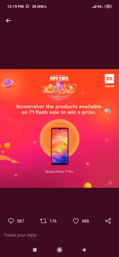 Nishant2990's tweet photo. @RedmiIndia Please see the screenshot https://t.co/u5R9Dvg1ZT