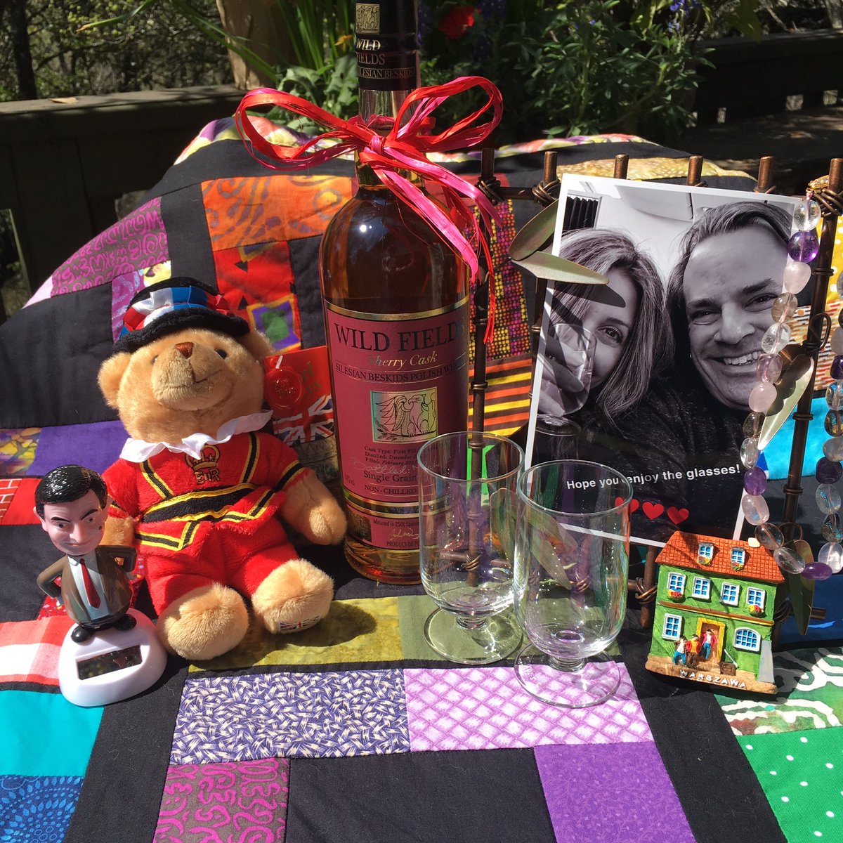 AustinTXScotch's tweet photo. I received this amazing Polish whisky from my friend @donnajayne666 for my birthday last month! Cracked it open tonight! Really quite different and delicious! Thanks for all my cool gifts! #wildfieldswhisky #bluebonnets #poppies #aprilopen10 https://t.co/UXTGeajDdh