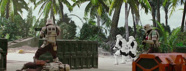 futureotforce's tweet photo. STILL OF THE DAY:
As the war erupts along the beaches of #Scarif Imperial #Stormtroopers fall victim to #ChirrutImwe’s #Lightbow and Rebel blaster fire in this scene from #StarWars #RogueOne
https://t.co/bkSE8bxJPH https://t.co/5ZMrQ6a47o