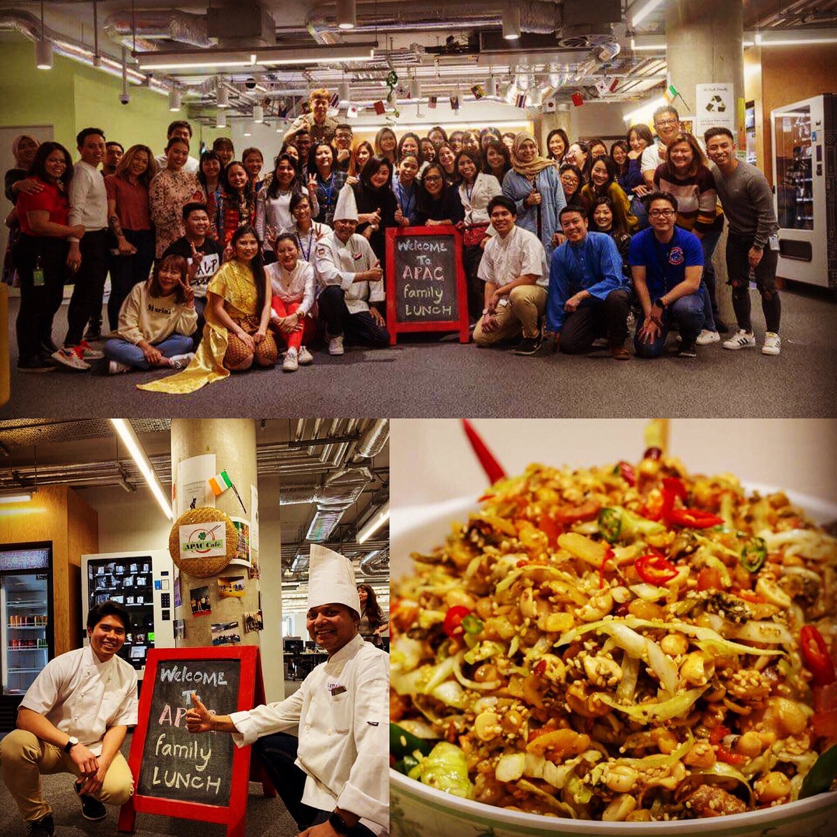 bayinfoods's tweet photo. #asianfood day at one of our customers workplace! Love getting these photos of people enjoying our #pickledtea and #nutandbeanmix 😁 #lahpet #lahpetthoke #goingofftheeatentrack https://t.co/Oy9tRelKvH