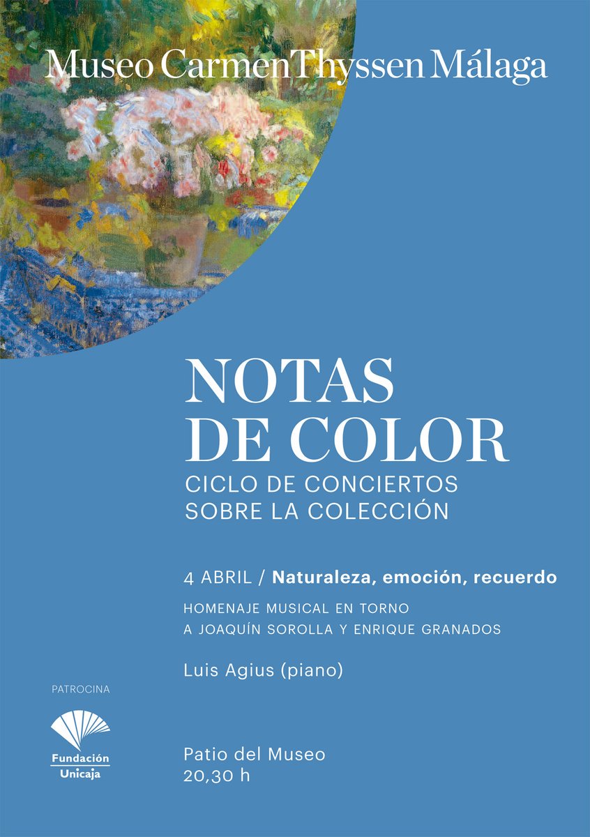 ethyssenmalaga's tweet photo. Más cerca del #finde y nuestra agenda de hoy con propuestas geniales como un nuevo concierto dentro del ciclo #NotasdeColor,comenzamos!!!
https://t.co/xieRE2isAJ https://t.co/wAzIxu2EFO