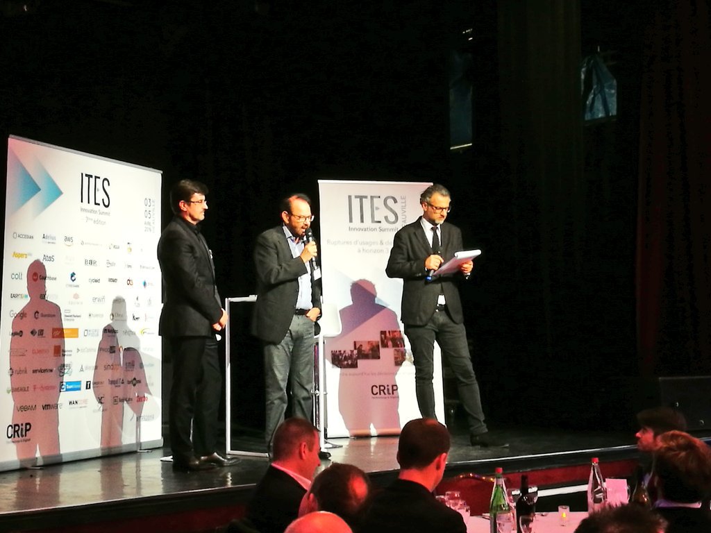 ITiForums's tweet photo. #ITES2019 Innovation Summit 
Près de 120 sociétés Membres du CRiP et de l'IMA présentes à #Deauville 
Ouverture du séminaire par Michel Grosbost, fondateur et Philippe Sersot Président du @CRiP_asso https://t.co/QFcVrtJxni