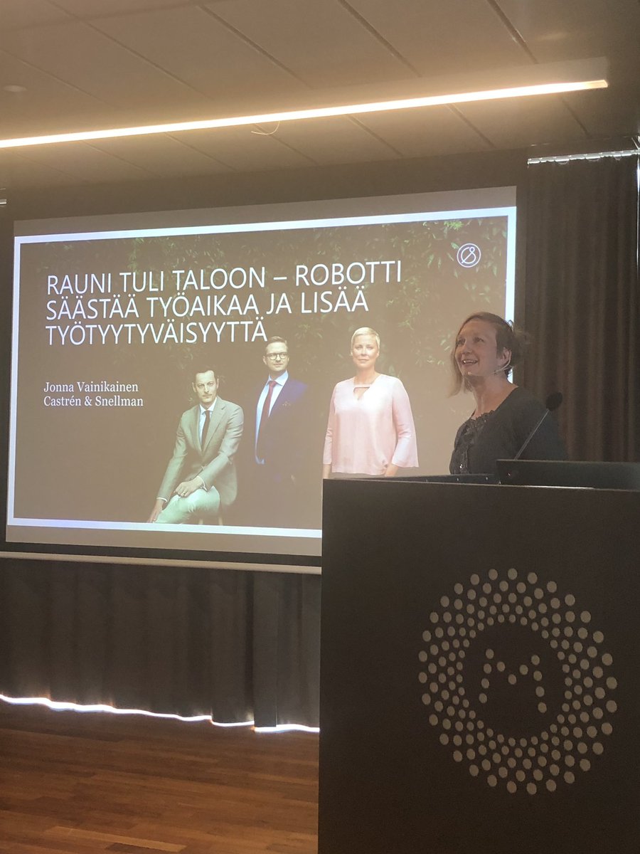 vsarmala's tweet photo. @CastrenS @JonnaVain kertoo siitä, kuinka Rauni tuli taloon ja miten #ohjelmistorobotiikka säästää työaikaa ja lisää työtyytyväisyyttä.
#Knowitrpa #RPA #weareknowit https://t.co/aLvQ7zzHAN