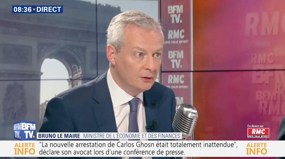 BrunoLeMaire's tweet photo. Certains dirigeants perçoivent des sommes excessives, d’un autre temps, d’un autre capitalisme. C’est le contraire de ce que nous cherchons à construire : nous voulons construire un nouveau capitalisme responsable. #BourdinDirect https://t.co/QGcZbwjNkC