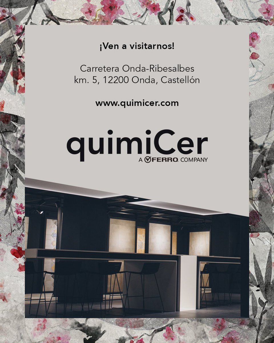 quimicer's tweet photo. Puedes visitarnos siempre que quieras.
Nuestra exposición está llena de novedades y nuevos productos.
¡Te esperamos!

You can visit us whenever you want.
Our showroom is full of new products!
We are waiting for you!
#showroom #visit #quimiCer #onda #castellón https://t.co/v7TAnrXsI9