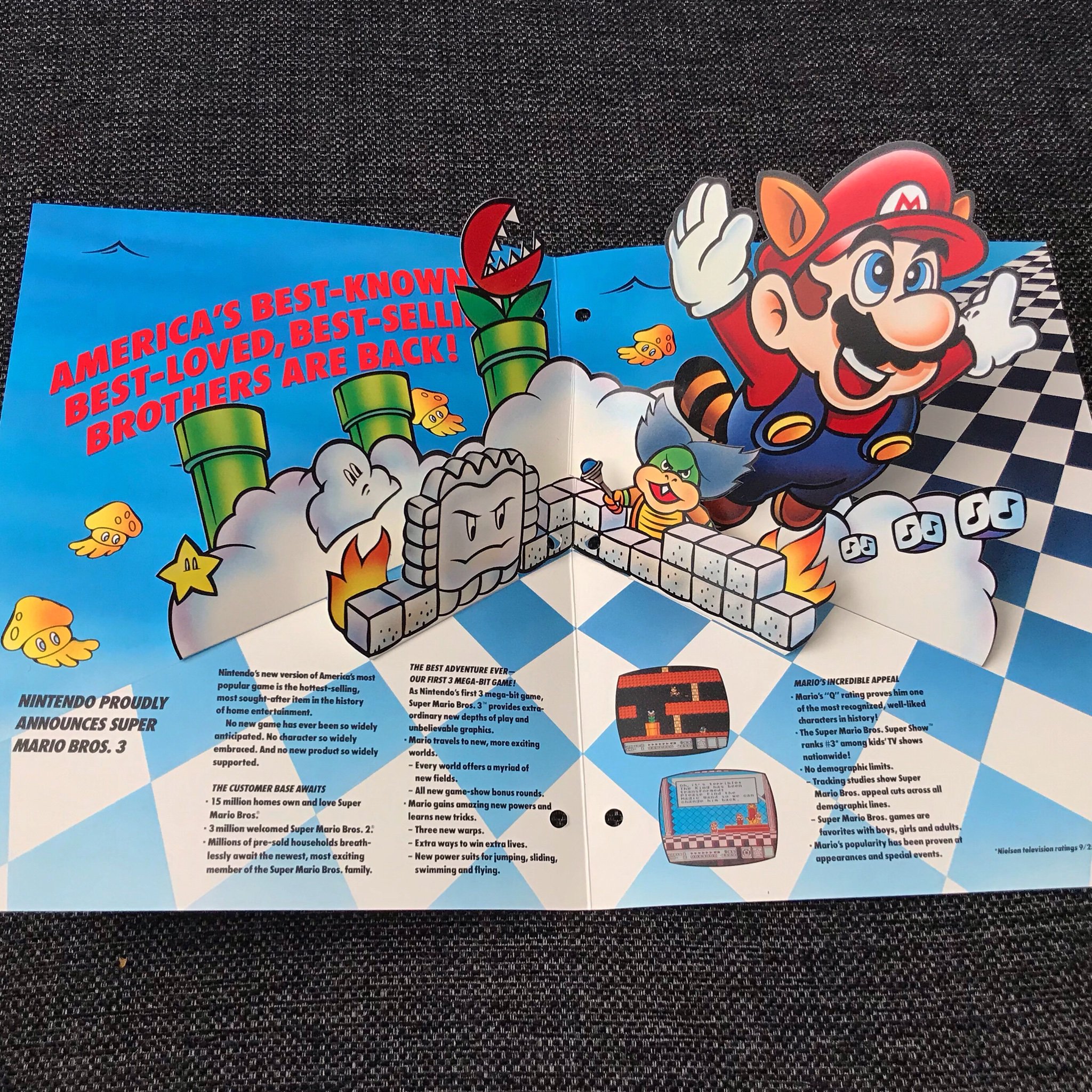 Super Mario Bros. Mario Pop-Up Game