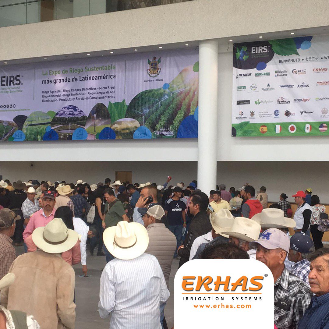 ErhasIrrigation's tweet photo. “ERHAS” okyanus ötesinde gerçekleştirilen fuarda müşterileriyle buluştu..
#ErhasIrrigationSystems
#ErhasSulamaSistemleri
#SistemasDeRiego
#SuenoDelAgua #Mexico
#manguera #filtros #cinta
#aspersores #collarines
#acoplesdecompresión
#irrigation #riego #irrigacion https://t.co/nVrhHThr81