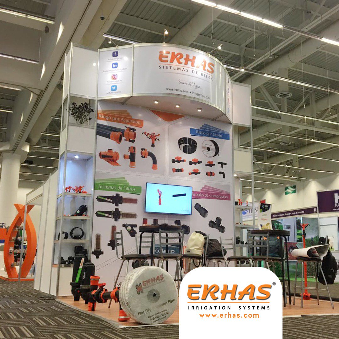 ErhasIrrigation's tweet photo. “ERHAS” okyanus ötesinde gerçekleştirilen fuarda müşterileriyle buluştu..
#ErhasIrrigationSystems
#ErhasSulamaSistemleri
#SistemasDeRiego
#SuenoDelAgua #Mexico
#manguera #filtros #cinta
#aspersores #collarines
#acoplesdecompresión
#irrigation #riego #irrigacion https://t.co/nVrhHThr81