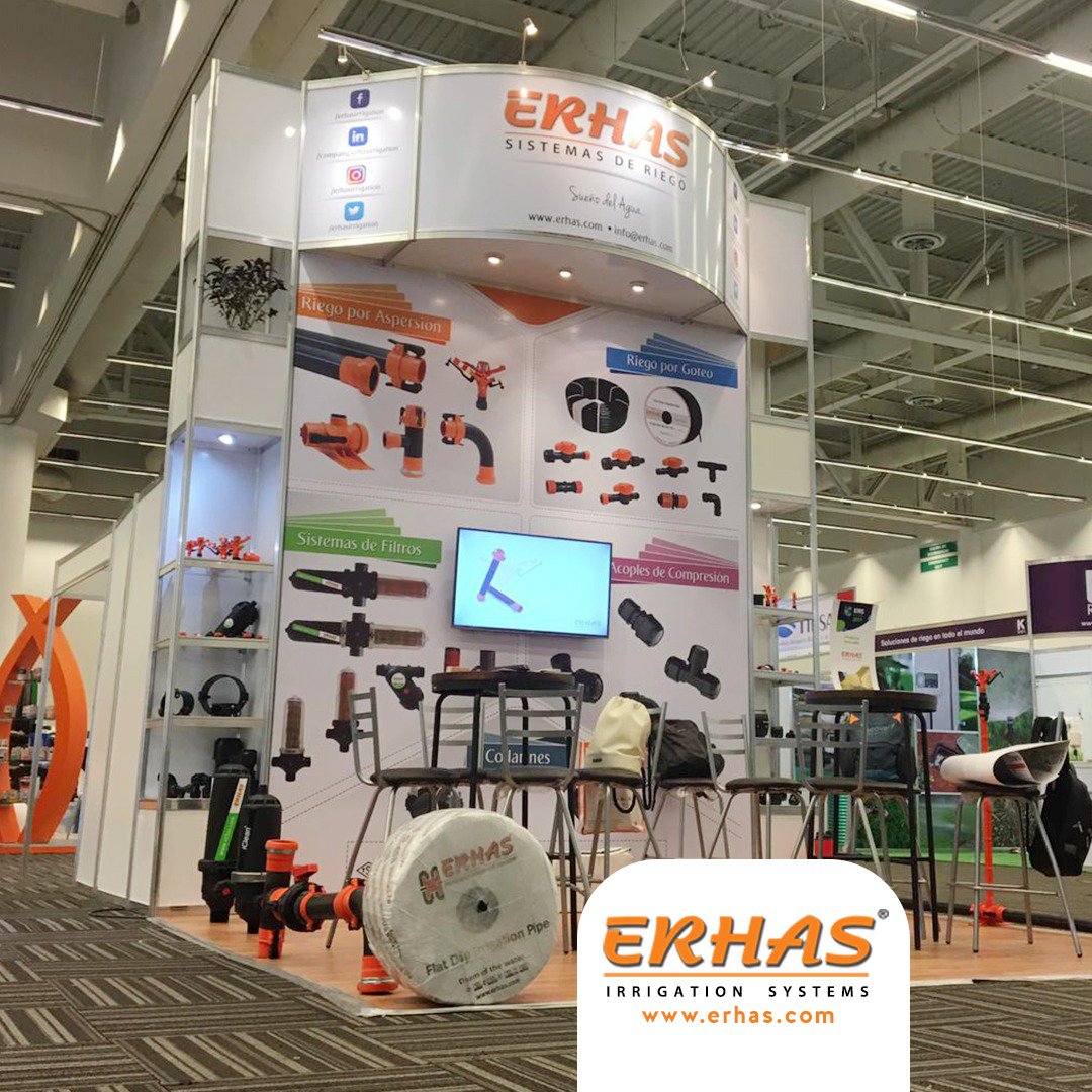 ErhasIrrigation's tweet photo. “ERHAS” okyanus ötesinde gerçekleştirilen fuarda müşterileriyle buluştu..
#ErhasIrrigationSystems
#ErhasSulamaSistemleri
#SistemasDeRiego
#SuenoDelAgua #Mexico
#manguera #filtros #cinta
#aspersores #collarines
#acoplesdecompresión
#irrigation #riego #irrigacion https://t.co/nVrhHThr81