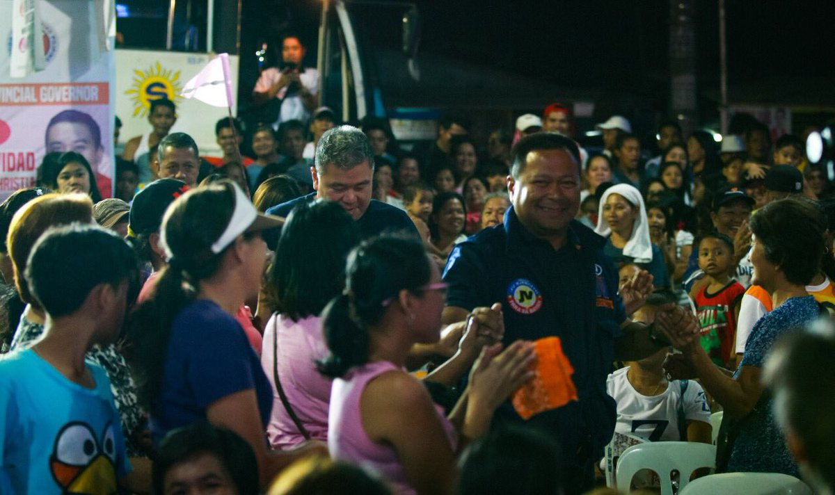 jvejercito's tweet photo. #MrHealthCare IN SAN JOSE DEL MONTE, BULACAN
Thank you Mayor Arthur Robes, Congw. Rida Robes and all the local candidates under #TeamArangkada!
#26Ejercito #SenJVServes #SenJVParaSaBayan https://t.co/9d2tLTG4nr