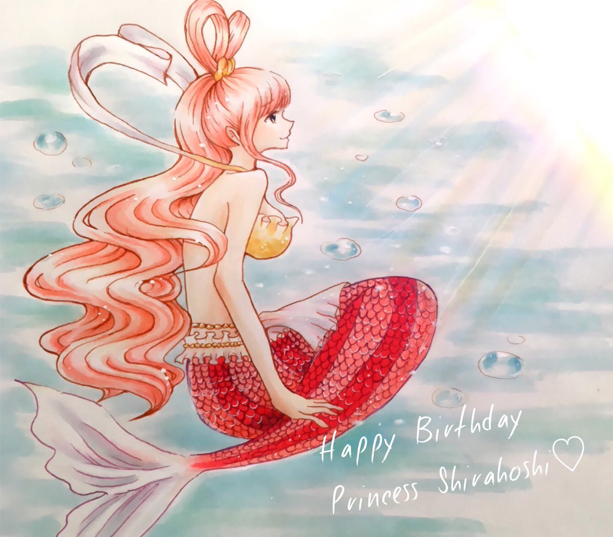ট ইট র そらいろ 過去絵ですがお祝い しらほしちゃんお誕生日おめでとう いつの日も人魚のお姫様は陸に恋をする しらほし誕生祭 ট ইট র そらいろ 過去絵ですがお祝い しらほしちゃんお誕生日おめでとう いつの日も人魚のお姫様は陸に恋をする しらほし誕生祭