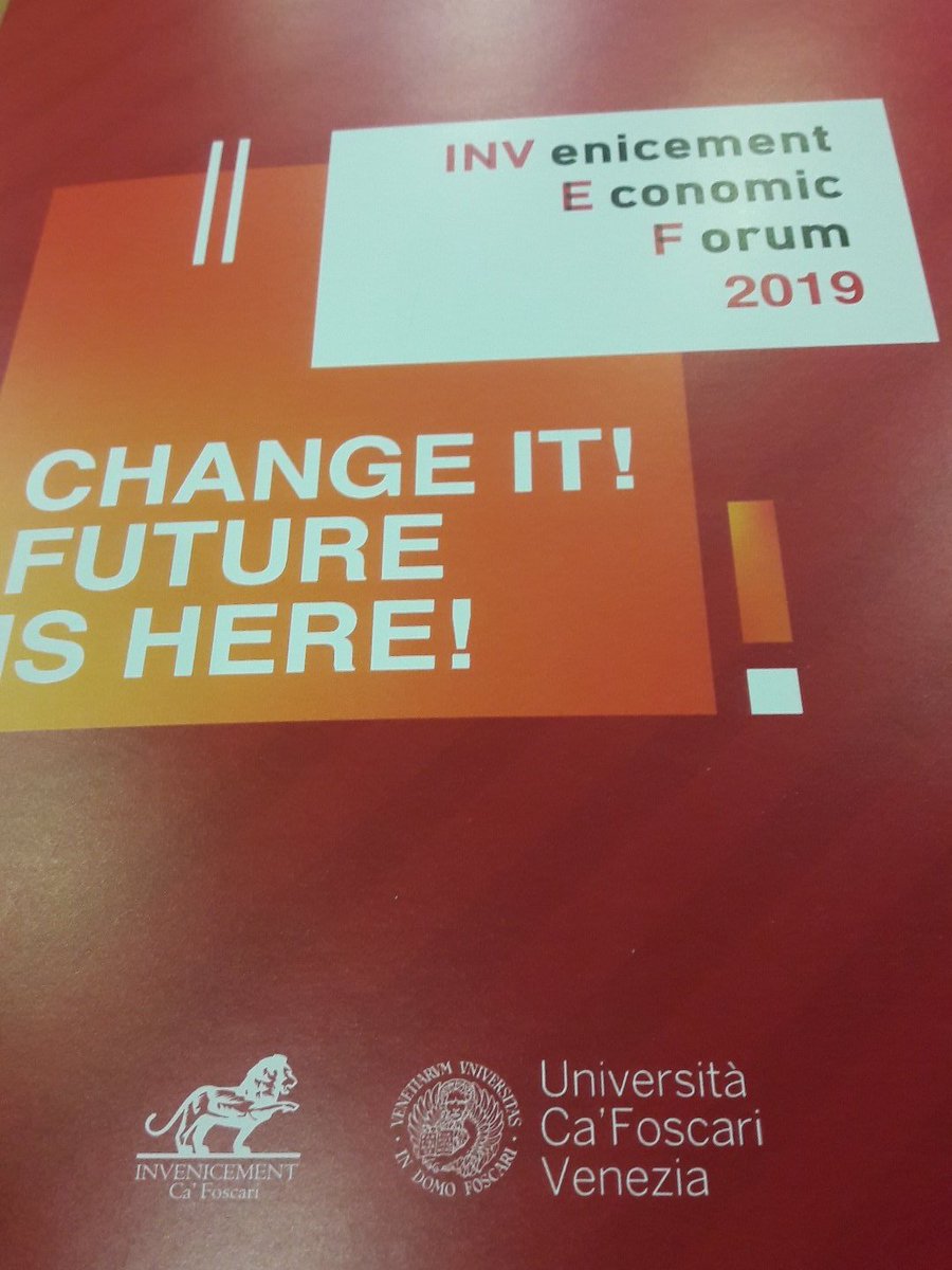 francescotof89's tweet photo. Vivere il cambiamento.. Invenicement Economic Forum @CaFoscari #change #future #invenicement https://t.co/UcVbUUQgqG