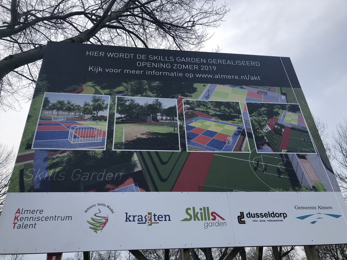 Almere_Haven's tweet photo. Wethouder @jaaplodders geeft het #startsein voor de aanleg van de #skillsgarden in het Stadswerfpark. Vanaf juni kan iedereen, jong en oud er gebruik van maken👍 https://t.co/xaFzcji3nJ