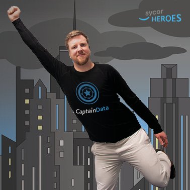 Sycor_Gruppe's tweet image. Not all #superheroes wear capes – Dafür aber eine Datenbrille, die in Windeseile selbst kleinste strukturelle Probleme in #Daten aufdeckt. #CaptainData liefert präzise Prognosen mit der Superwaffe #KünstlicheIntelligenz #KI #SycorHeroes| sy.cr/2S0TR5K