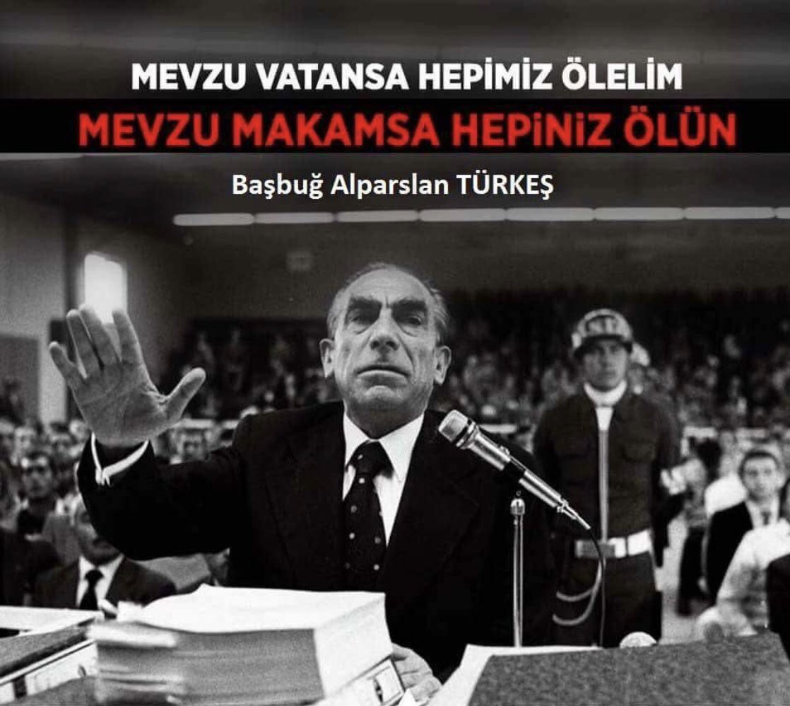 Rahmet ve saygiyla... #AlparslanTürkeş
