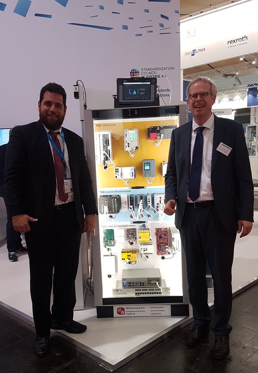 LNI40's tweet photo. @LNI40 and @plattform_i40 welcome Brasil and their #SME to #HM19 together with @BMWi_Bund https://t.co/AO2QiTubAF