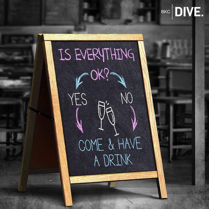 When in doubt, grab a drink at DIVE.

#BKCDive #BarNextDoor