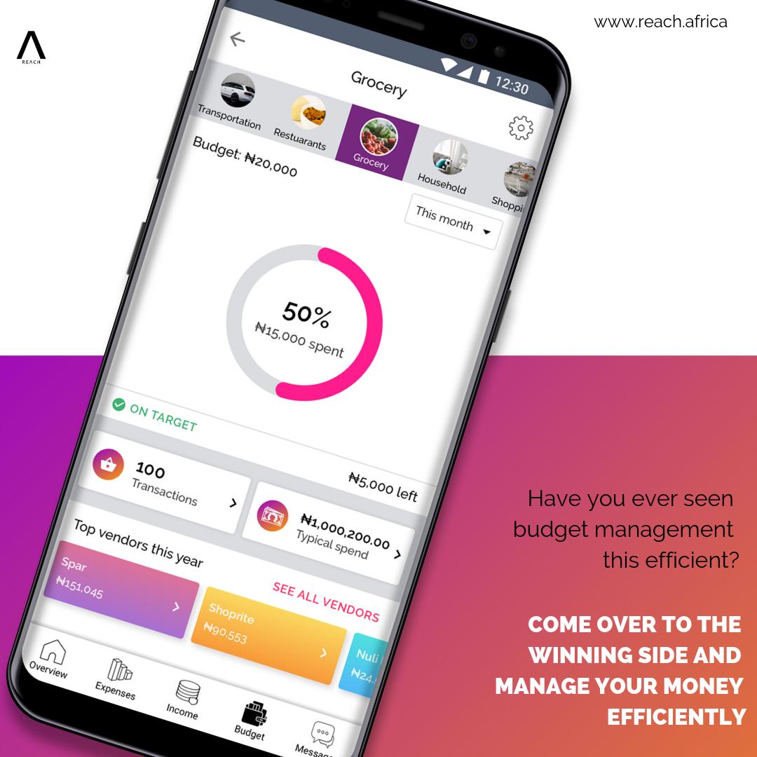 FindReach's tweet image. Learn the art of smart budgeting with REACH. Link In Bio. 
__
#theREACHapp #REACHBudgets #smartbudget #financialplanning #personalfinance