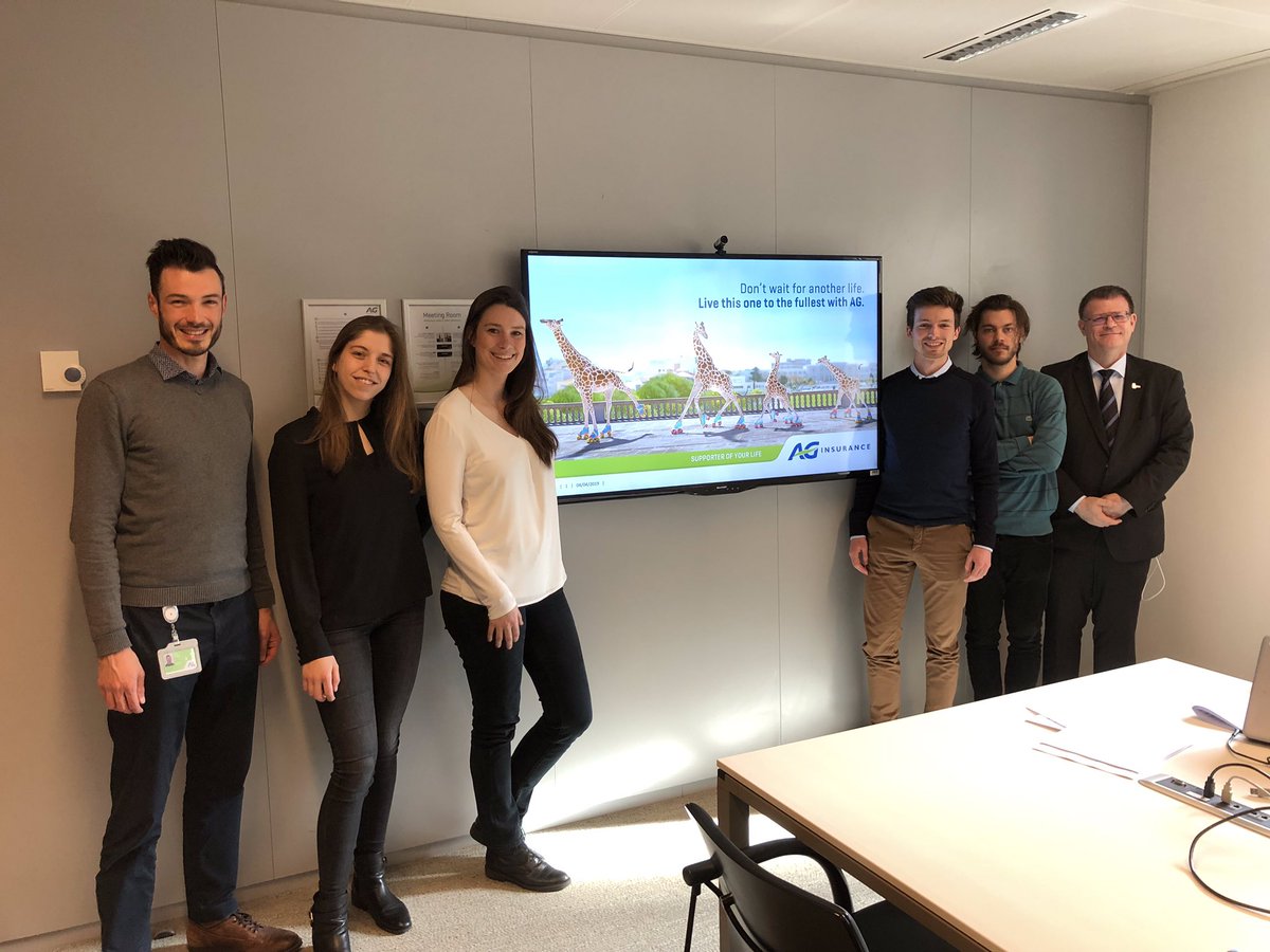 dirkvandenpoel's tweet image. MScMA student project kick-off at AG Insurance for an interesting Data Science for Business project #insurance #predictiveanalytics #orms #analytics #dataanalytics #DataScience mma.ugent.be @AGInsurancePR