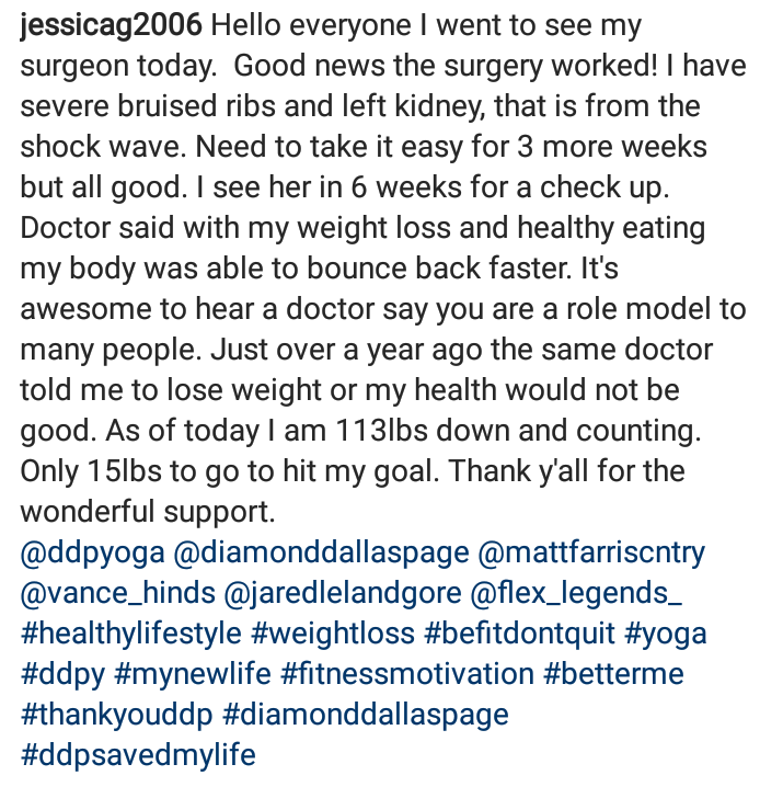 jessg2006's tweet photo. I own a #healthylifestyle thanks to @DDPYoga and @RealDDP. I have changed my life 100% and I own my life. My health is great and getting better everyday! Never say never and always try your best! You tell your story don't let someone else. #DDPY #betterme @jaredlgore @LawDog1515 https://t.co/1lX5DRyWrK