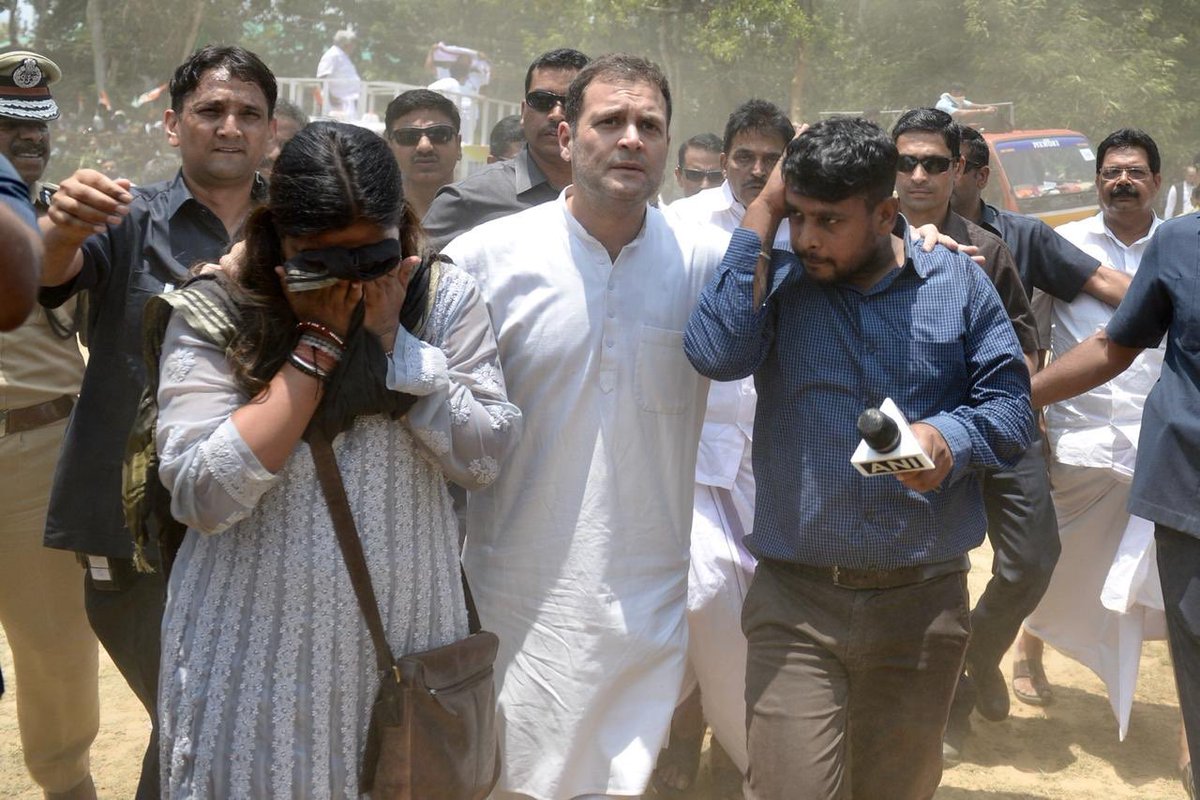 I am overwhelmed by the love and affection of the people of Wayanad in Kerala, where I filed my nomination today for the Lok Sabha. Thank you for your support &amp; warm welcome! 

I also want to wish the journalists injured in a mishap during our road show a speedy recovery.