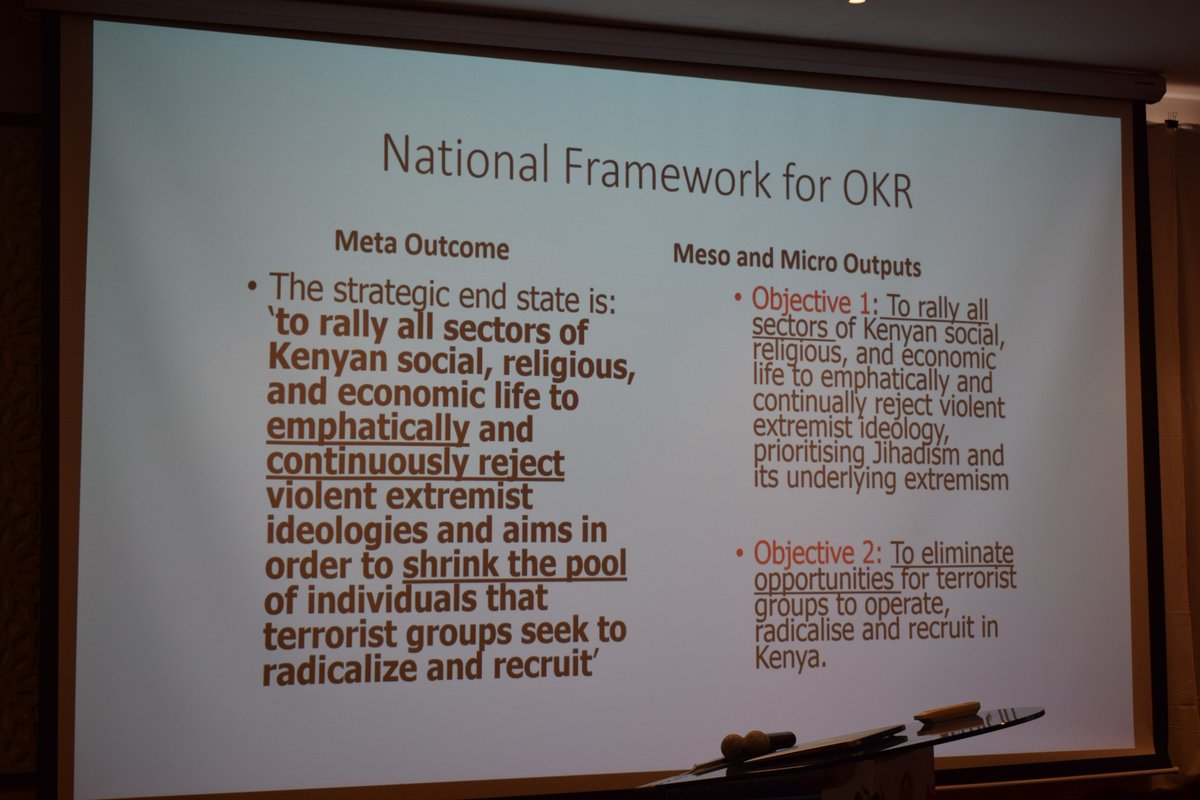 tendasasa's tweet photo. #CVERoundTable; Afternoon session,taking participants through the objectives and key results of the National Framework for Preventing and Countering Violent Extremism in Kenya. @USAIDKenya @Metknu @BritishCouncil @NCTC_Kenya @ncckkenya https://t.co/FqGhLctchh
