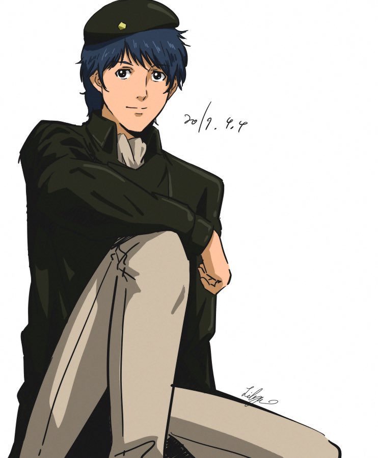 今日は銀河英雄伝説のヤン・ウェンリーの誕生日らしいのでラクガキを
