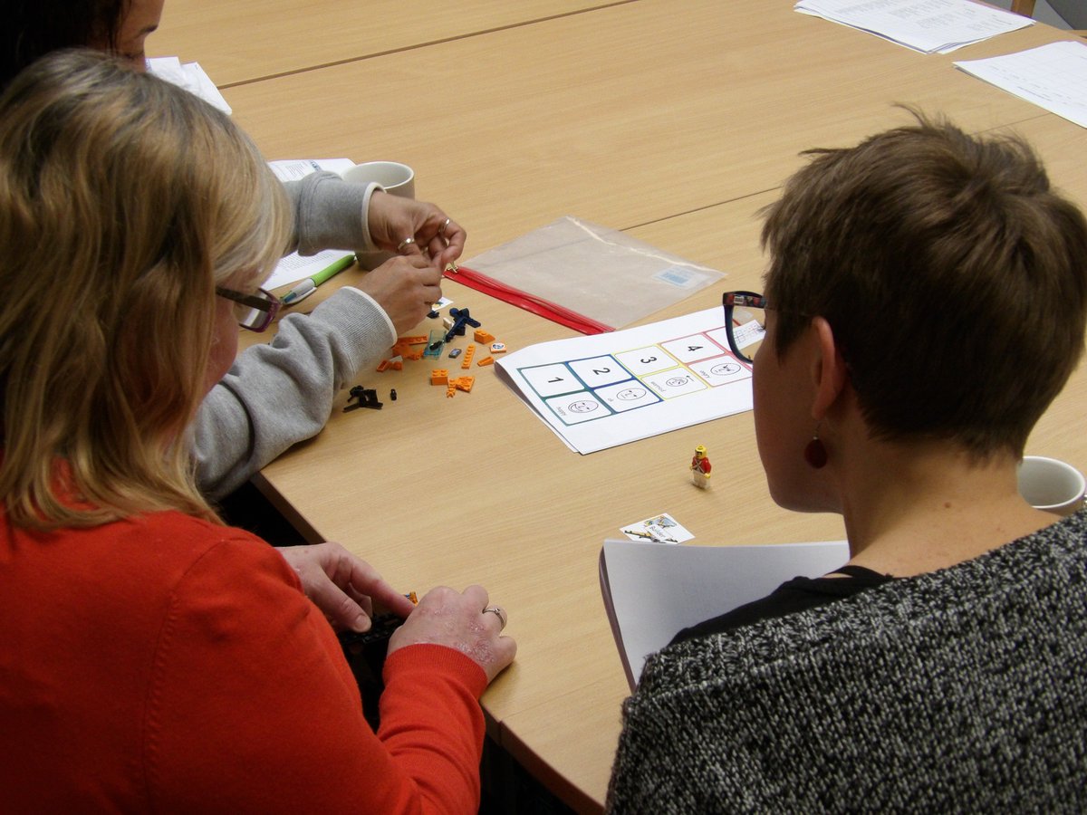 Incl_Alliance's tweet photo. Some photos from today's Lego Therapy CPD session. Focussing on how Lego Therapy can support the development of social competencey in children with Autism. https://t.co/MysyMVjCEZ