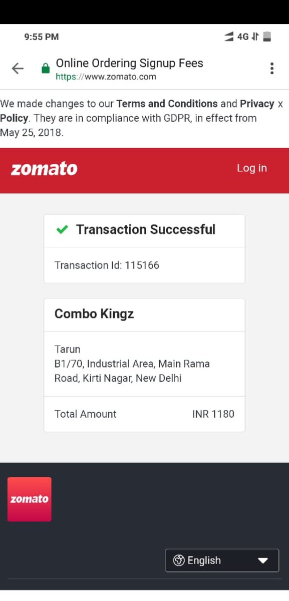 Techwacktarun's tweet photo. @ZomatoIN not expected this from Zomato.

Tomato charge fees for loading my restaurant but nothing is happening. Employees not giving proper reply I am not responding. Situation is really harassing.

Tarun Kumar - 7838671673 https://t.co/F3CHorWtUW