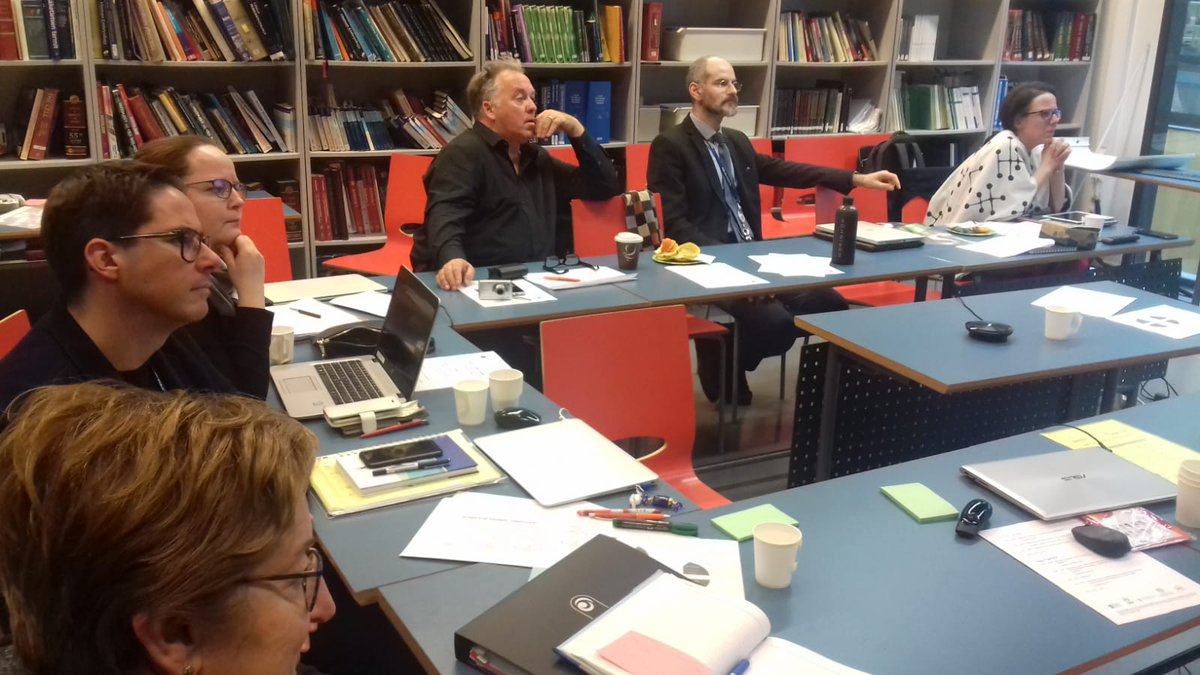 EFNBrussels's tweet photo. #QualMentproject partners discussing other hypothetical models, to improve the one they are currently working on. @QualMentproject #erasmusplus #mentorship #education #research https://t.co/RQEs7PKmrL