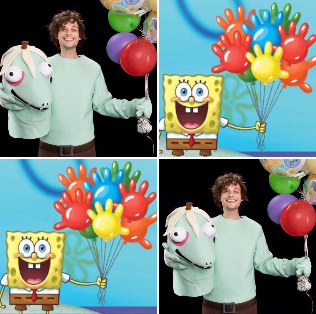 😂♥️ it’s almost like they’re brothers  <a href="/GUBLERNATION/">matthew gray gubler</a> <a href="/SpongeBob/">SpongeBob</a>
