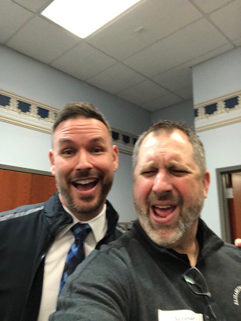 Ran into THIS guy at the Google Summit! Miss you Brad! Looking forward to great sessions today! #GSuite121315