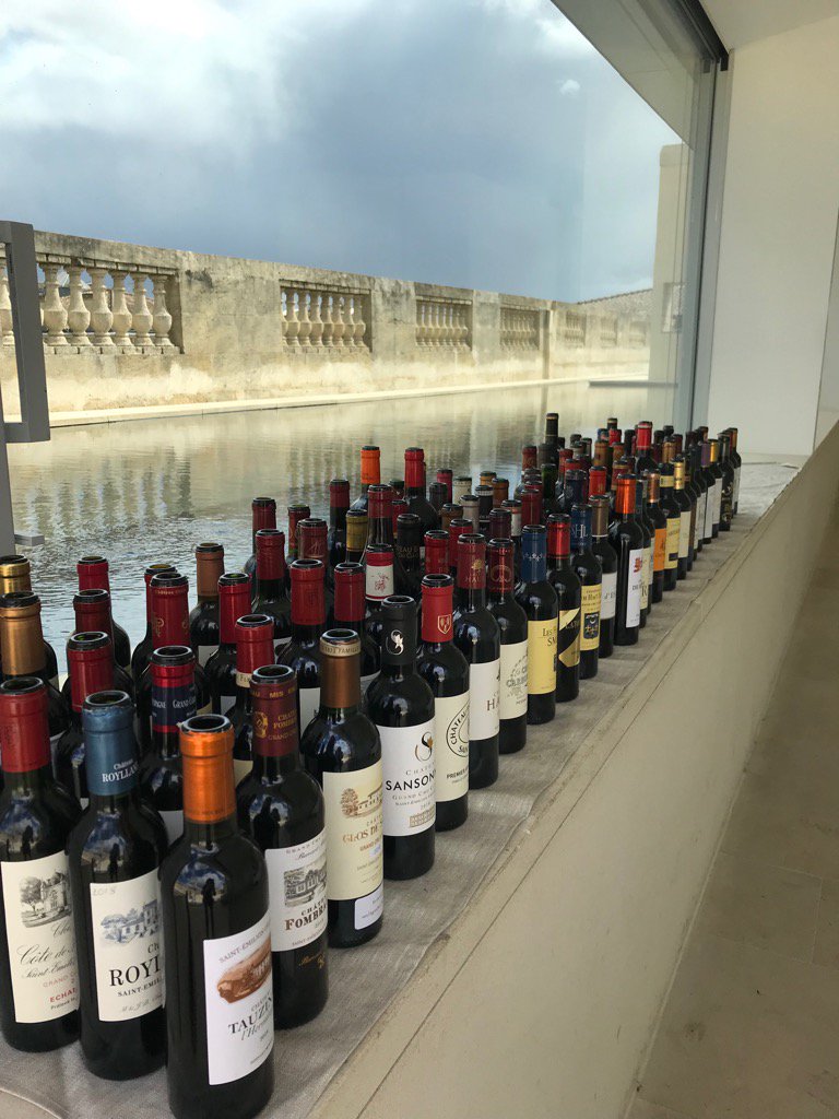janeansonwine's tweet photo. Love finishing up at #Duclot. Best view of all tasting rooms, and l’m not even showing Pey Berland spire. #ep2018 https://t.co/VtWtTfISYu