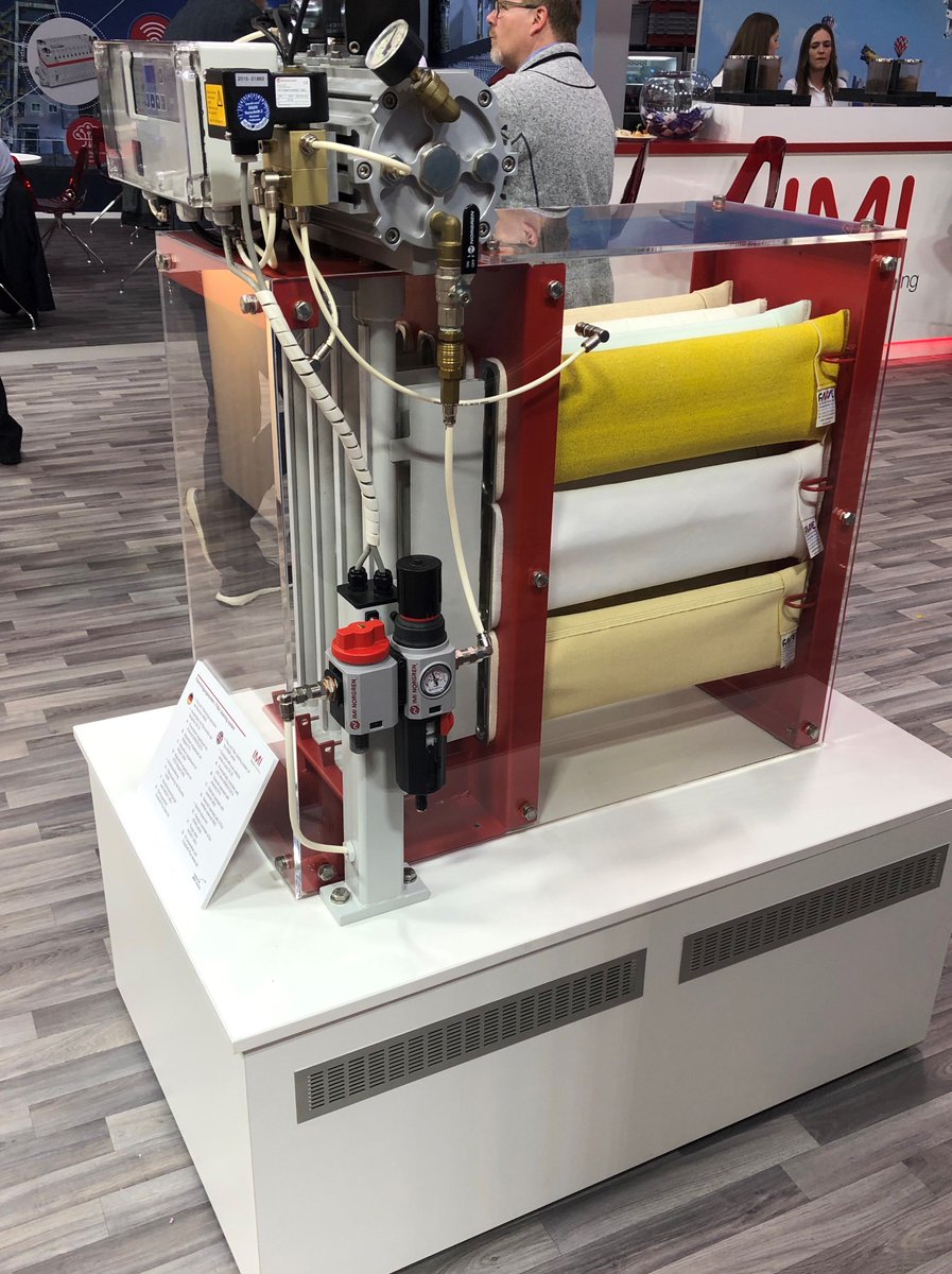 NorgrenNews's tweet image. Stop by and see our #dustfilter tank demo - #HM19 #Hall23 A40