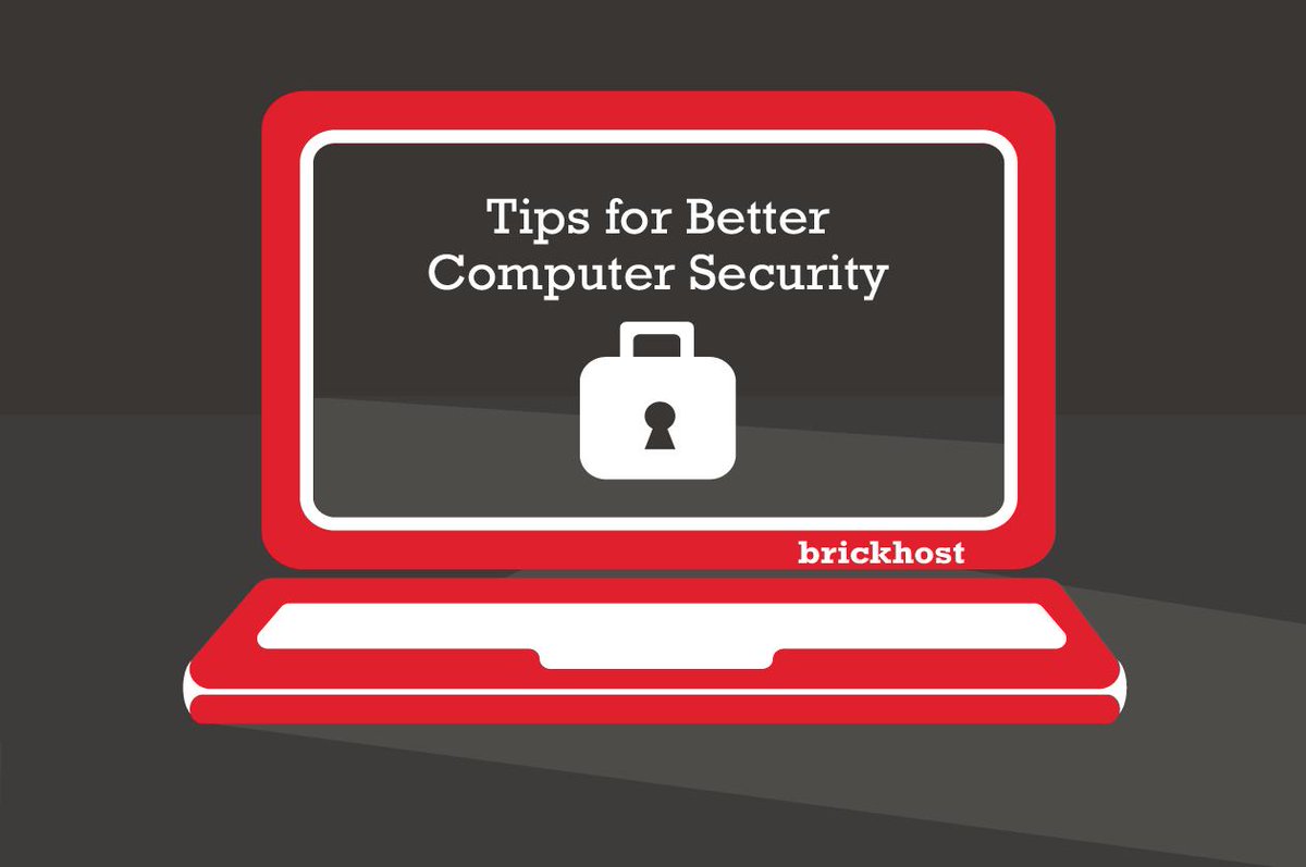 brickhost's tweet photo. #Security does not need to be difficult and here are #Tips for better computer security to protect your #Privacy, #Data, and #Reputation. Learn more here: https://t.co/XgUm0TlfEr #BrickHost https://t.co/hJ5RBHLFuc