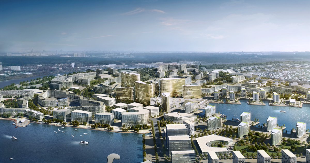 AECOM's tweet image. “Our design proposed a new architectural environment that focused on the promotion of a healthy lifestyle, safety, culture and an interest in nature,” says Sergey Romanov, technical director w/ @AECOMBuildPlace Russia, about our concept submittal for Rublyovo-Arkhangelskoye.