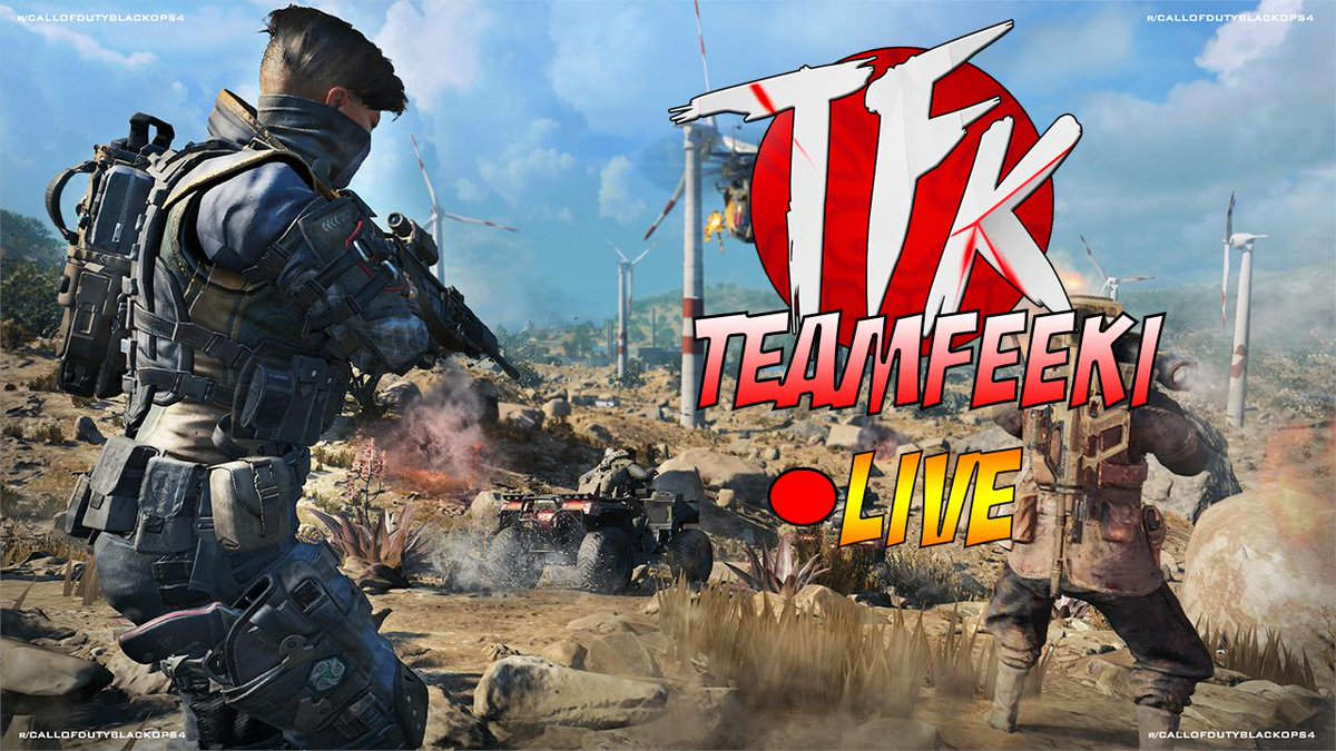 illey999's tweet image. Going to be live with #blackops4 Today come hang out and lets get back to my roots twitch.tv/prodiigyyz #teamfeeki #Feekifam