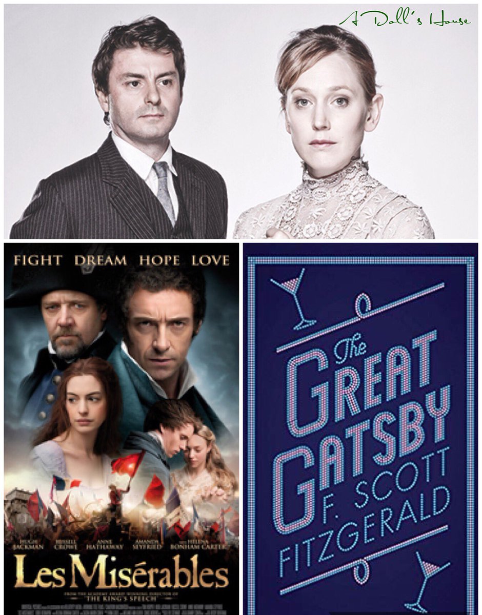 Joe_Rolston's tweet photo. Time for #TheComparativeStudy with my 5th year Higher Level English class, starting with Ibsenโs #ADollsHouse, using the excellent 2012 @youngvictheatre production on @DigitalTheatre. Looking at this text, #LesMiserables & #TheGreatGatsby, #CulturalContext #ThemeofFreedom https://t.co/exArP555bj