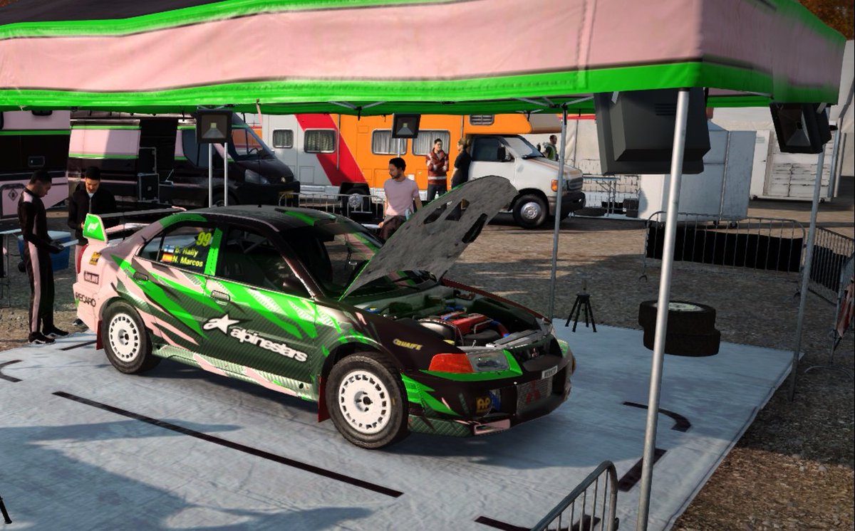 bierzorally's tweet photo. Y seguimos por #USA 🇺🇸 pequeño descanso y test con el #MITSUBISHI #lancer #evolutionVI para darle caña al #rallysprint en #Michigan del Club Dirt Rally en #xbox suerte a todos los participantes‼️ https://t.co/RqbfNpxPYP