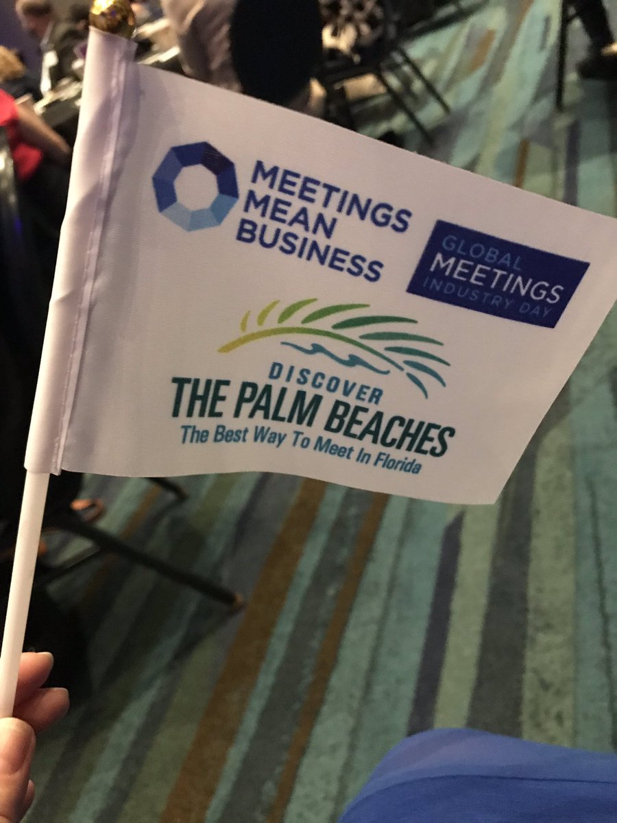 TheLoloHart's tweet photo. Celebrating the $147 million impact meetings have on #ThePalmBeaches  #GMID19. Meetings really do mean business #tourism #LoveFl #mmbusiness https://t.co/ZdCAVdzjIT
