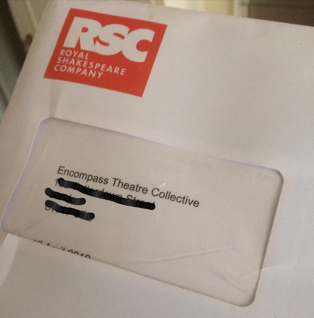 That day when our company receives a letter from the <a href="/TheRSC/">The RSC</a> 😎  #ThursdayThoughts