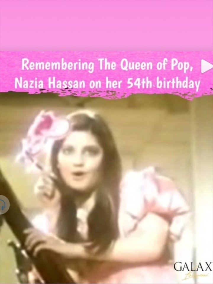 Happy Birthday Day Nazia Hassan 