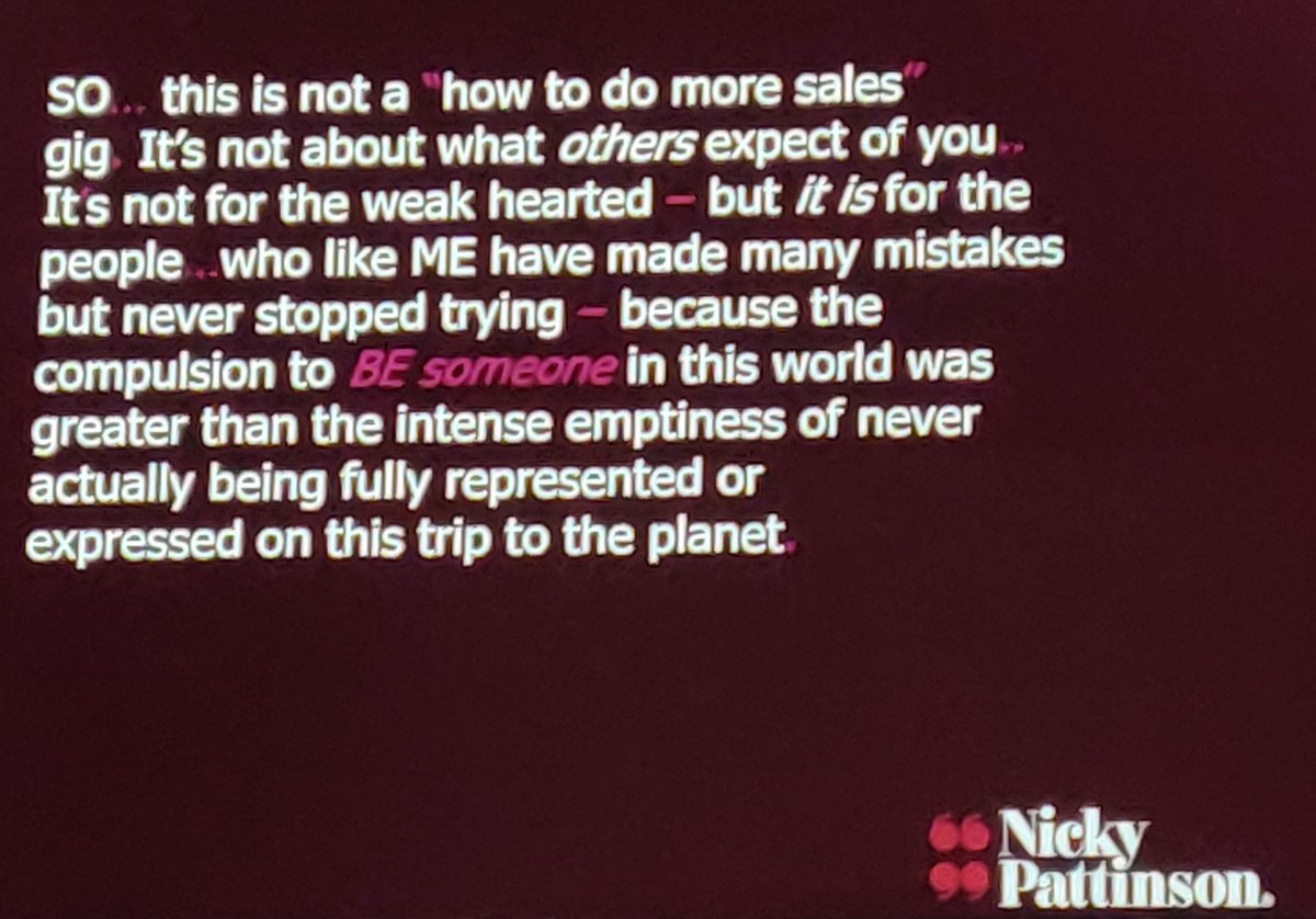 "We're all in show business" says Nicky Pattinson #befa2019