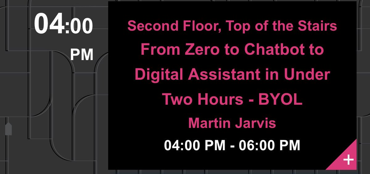 ConnectedMJ's tweet image. Ciao #OracleCode Rome, don’t go home early! Come and learn how to build an AI powered Digital Assistant. 4pm Hands On Lab.