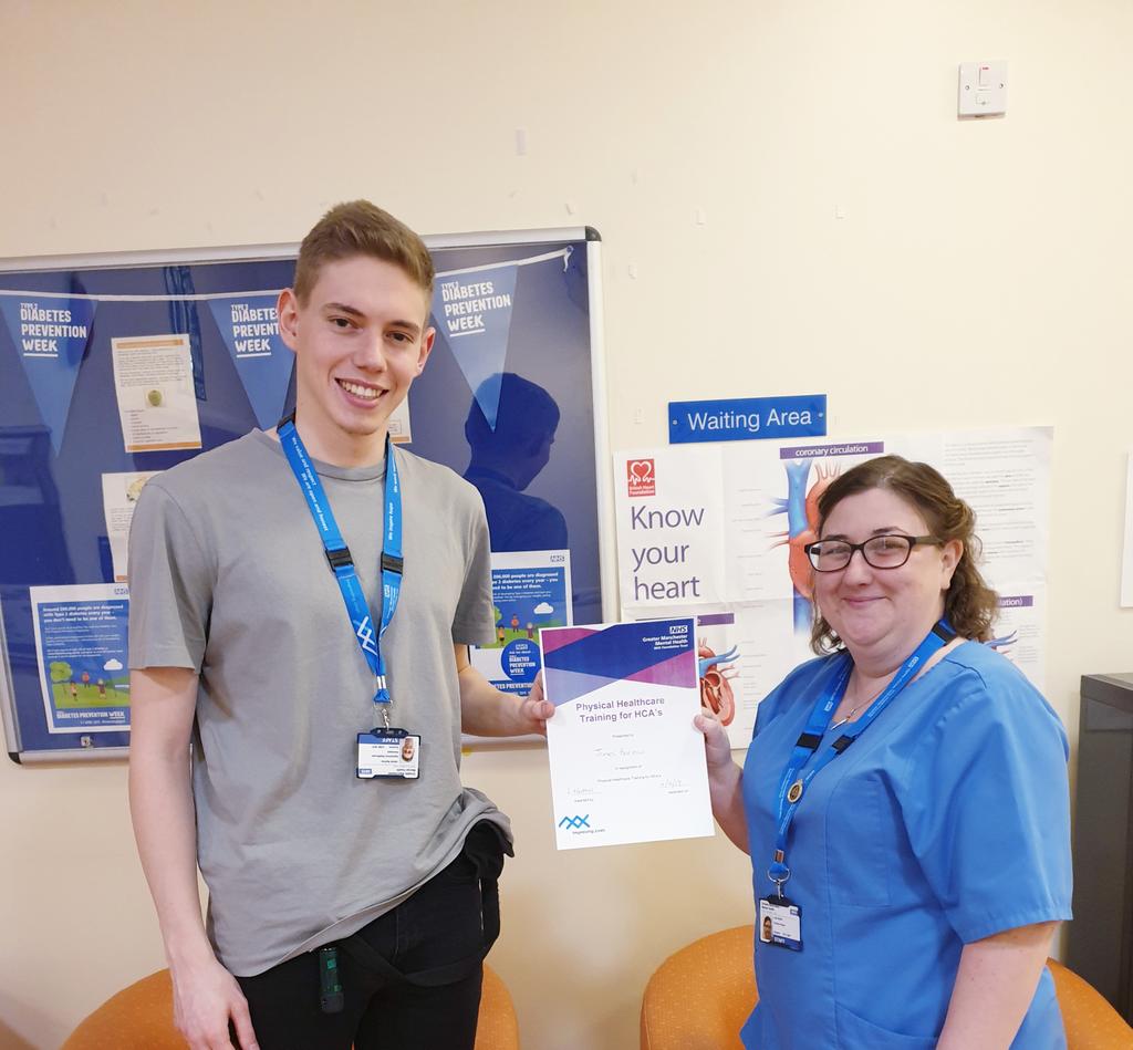 Lisa Burnham (@lisanut83nhs) on Twitter photo Congratulations to James Barlow from Rydal Ward on being the first person to complete his Support Worker Physiological Observations Training at The Edenfield Centre š <a href="/GMMH_NHS/">Greater Manchester Mental Health</a> @stephenclarke17 Congratulations to James Barlow from Rydal Ward on being the first person to complete his Support Worker Physiological Observations Training at The Edenfield Centre š <a href="/GMMH_NHS/">Greater Manchester Mental Health</a> @stephenclarke17