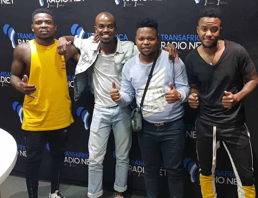 TransAfrica872's tweet photo. @DbnNyts_SA Thanks for coming for a great interview.
#MorningMayhem 
#KingOfTheAMs 
#OVHD609 
#DSTV872 
Stream us live https://t.co/BRbO3flOIo https://t.co/Ip4P9IsYUw
