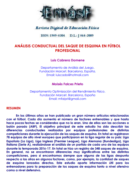 luis_cabrera8's tweet photo. Muy contento de mi primera publicación relacionada con el fútbol y además junto a un un gran profesional y compañero @mfalpri (#EmasF). 📊📚📖🔍 (https://t.co/Ou1fgYvVRf) https://t.co/dsY5o6ZJ67