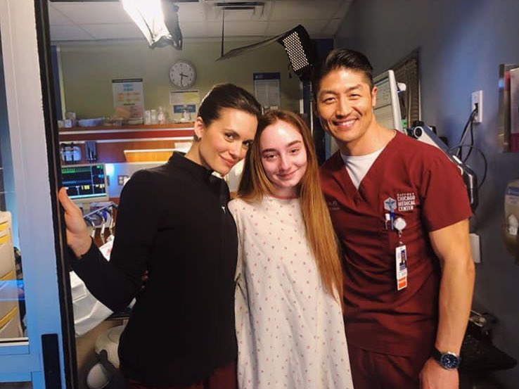 ChicagoMedFR's tweet photo. 📸 Torrey et Brian sur le tournage de la saison 4. 
(c) mayahlava https://t.co/s3i8RwS2Gy